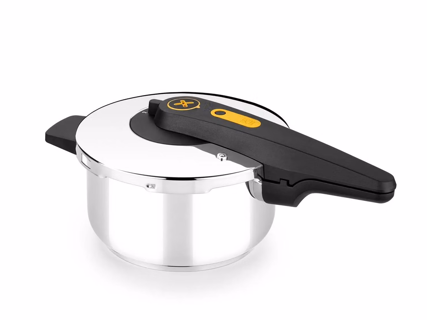 Pentola a pressione in acciaio inox per induzione 18/10, linea Excellent, diam. 22cm, litri 4