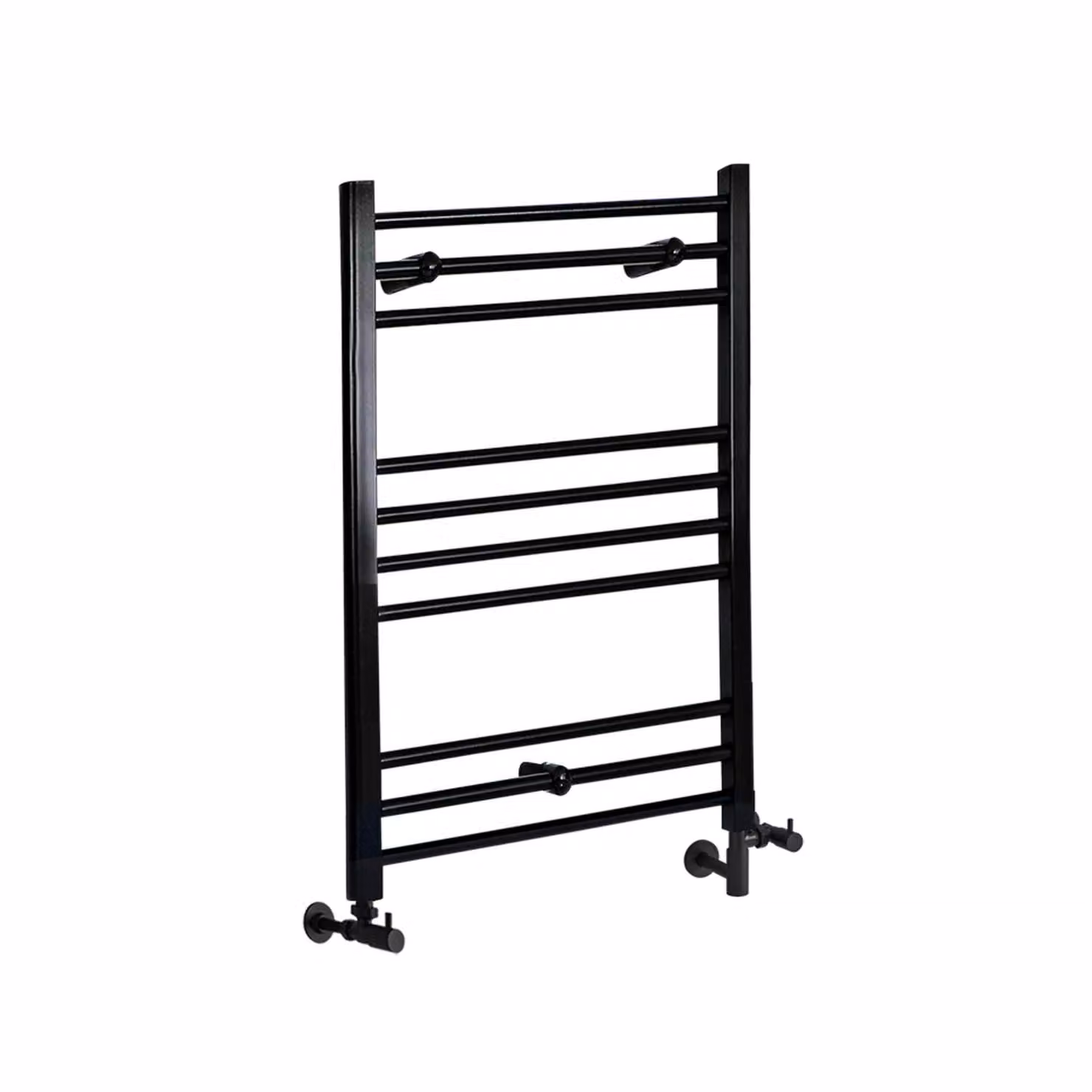 Scaldasalviette Misto Piatto - Termoarredo Bagno Nero - 800 x 600mm - 340W - Nox