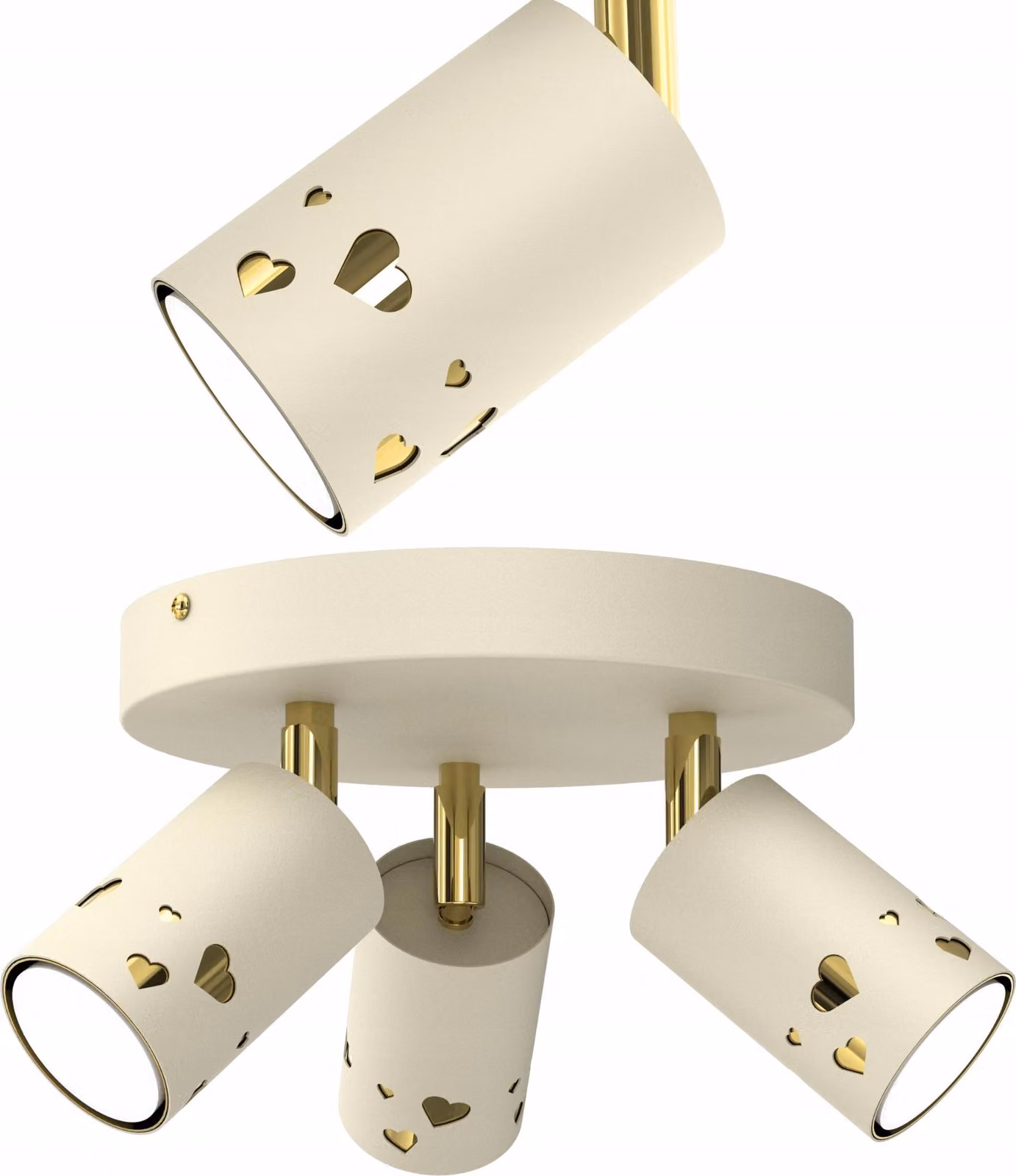 Lampada Da Tetto Per Bambini A Led Beige Sedulka Ecru Oro Gu10