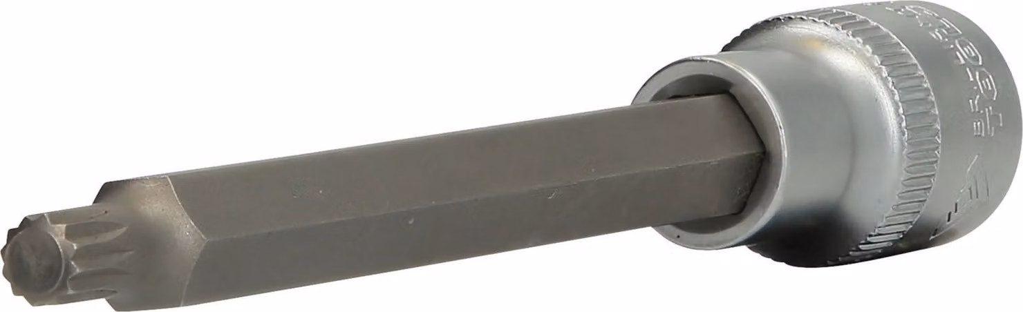 BRILLIANT TOOLS 1/2" Presa per bit multi-dente lunga 140 mm M8 - BT022952