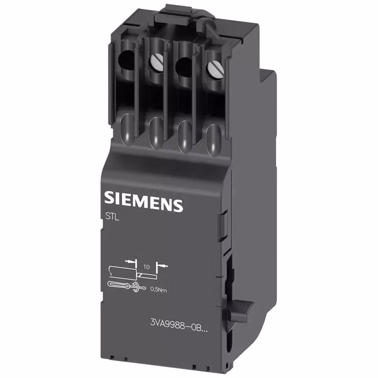 Siemens: relè di tensione sinistro per interblocco elettrico 24 V CC, accessorio 3VA99880BM10