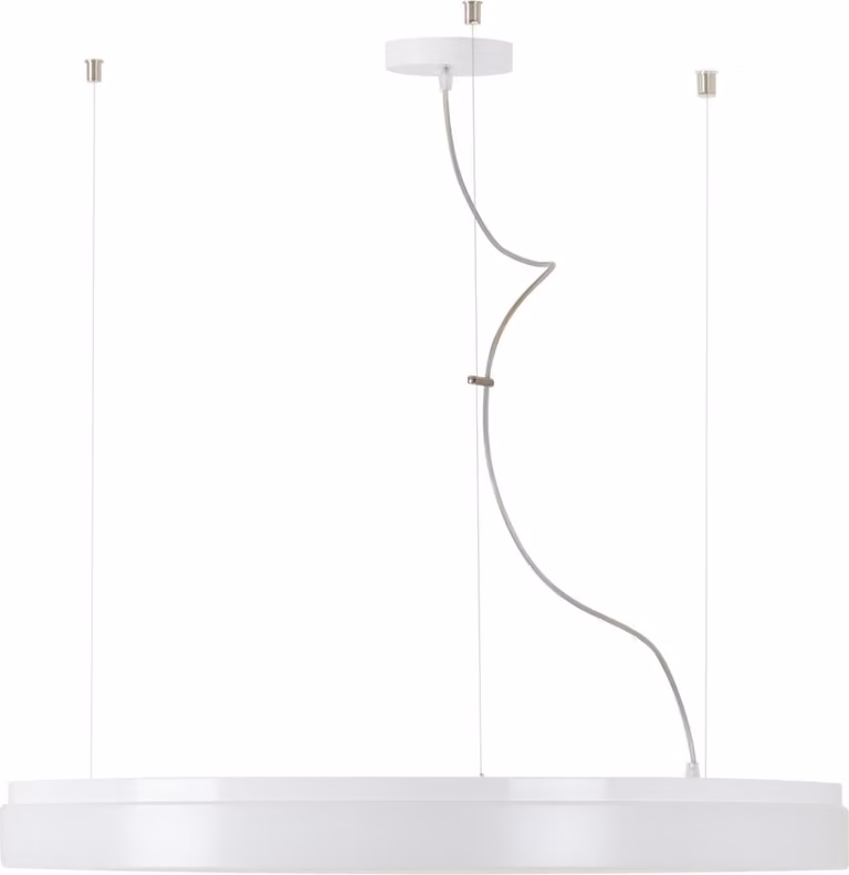 OSMONT DEL44282 DELIA L5 apparecchio a sospensione in plastica bianco IP40 6x25W E27