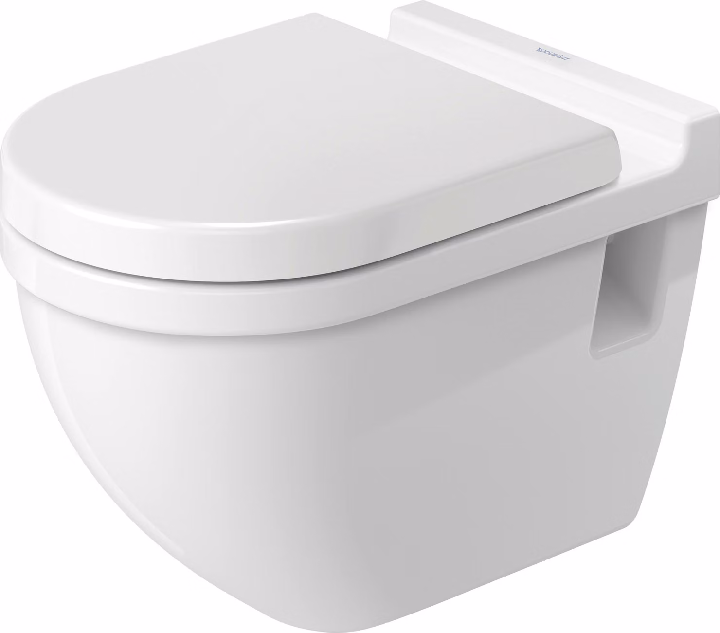 WC suspendu Duravit Starck 3 54cm, hauteur d'assise + 5cm, lavable, 22150900001, 22150900001