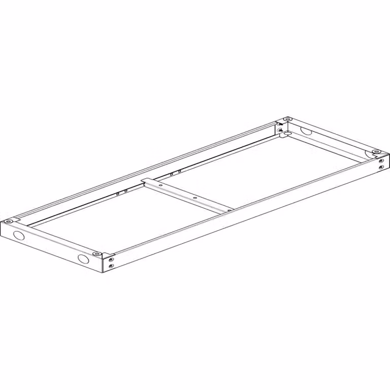 Base ABN RAL 7022 L 1340 x A 90 x P 500 mm US509