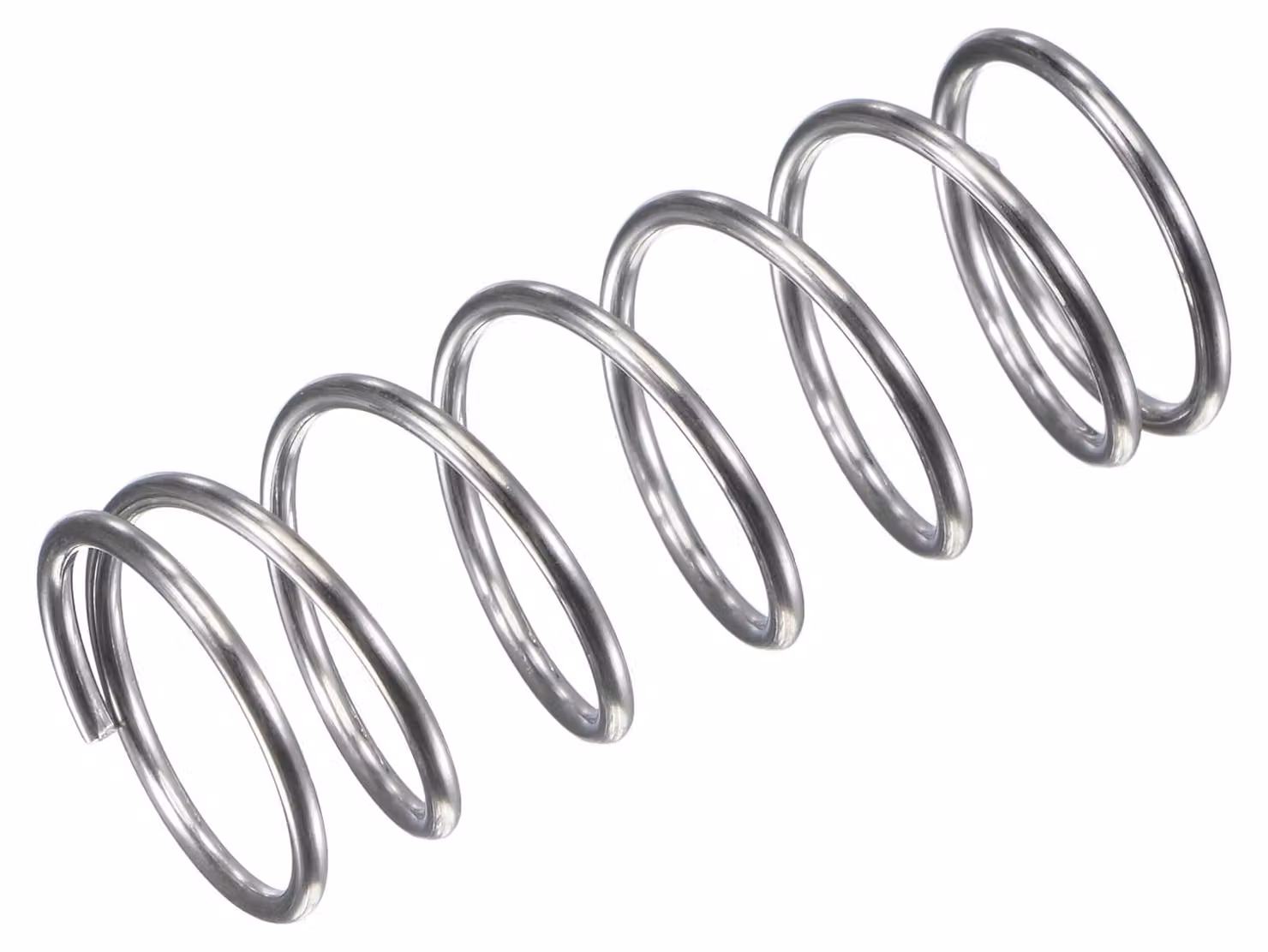 Molla a compression in acciaio inossidabile 304, diametro 15 mm, filo di 1,2 mm, confezione da 10 pezzi