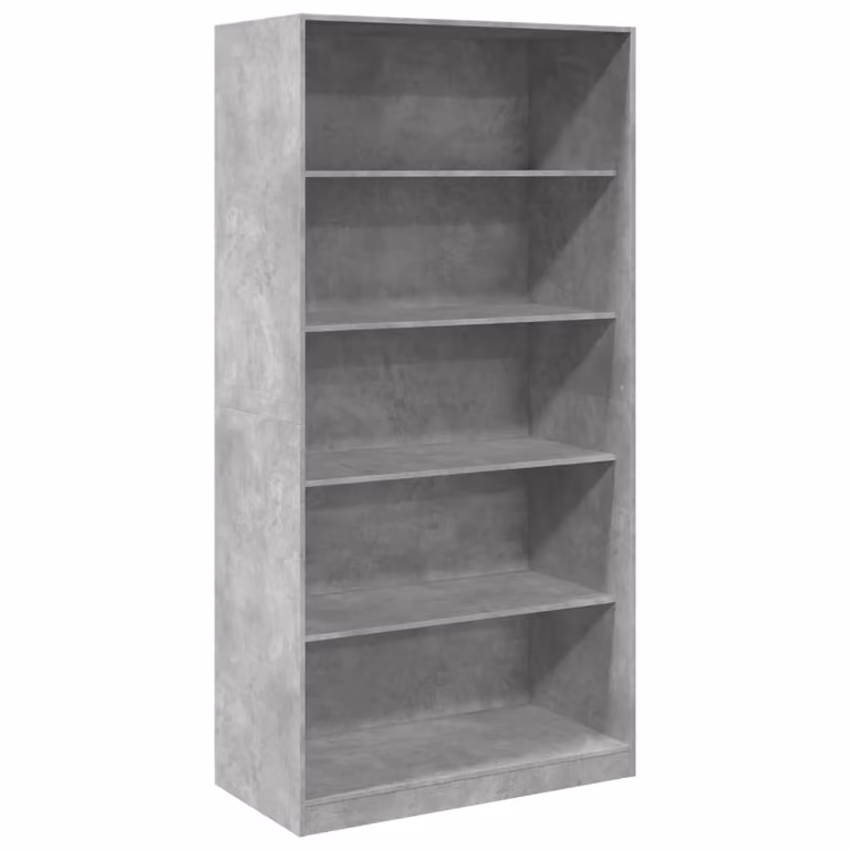 Armadio Grigio Cemento 100x50x200 cm in Legno tecnico