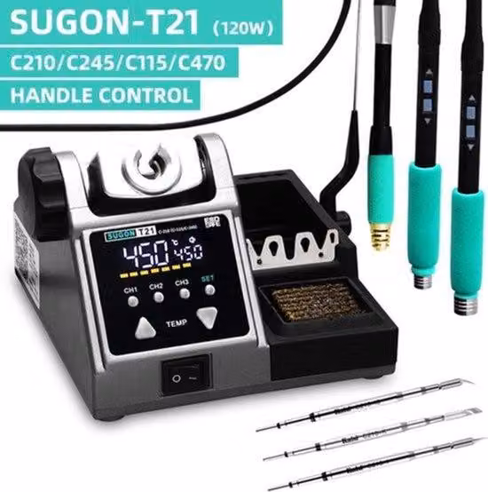 Stazione di saldatura con controllo della temperatura - Pistola da saldatura da 1,4 kg per saldature precise e riparazioni