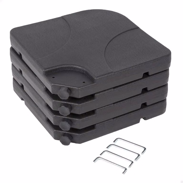 Portaombrelloni in plastica, adatto per ombrelloni da 60/80 kg