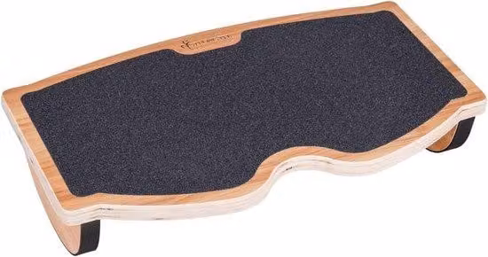 Sgabello ergonomico per computer, compatto, in legno naturale, antiscivolo