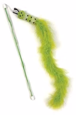 Happy Pet Tabby Patch Gatto Coda Bruco verde