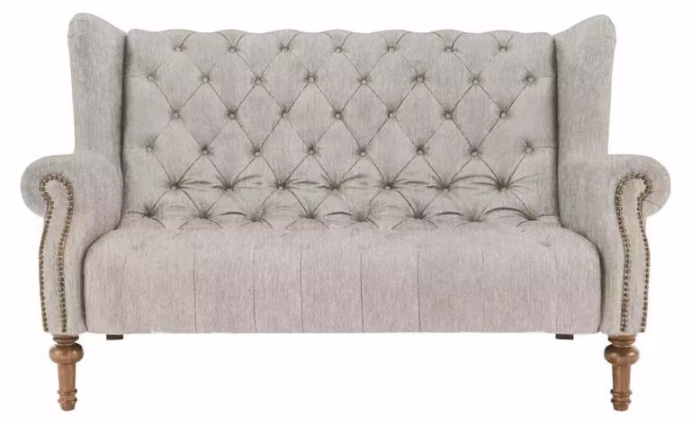 Chesterfield Sofa Couch Polster Leder Couchen Polster Garnitur 2 Sitzers