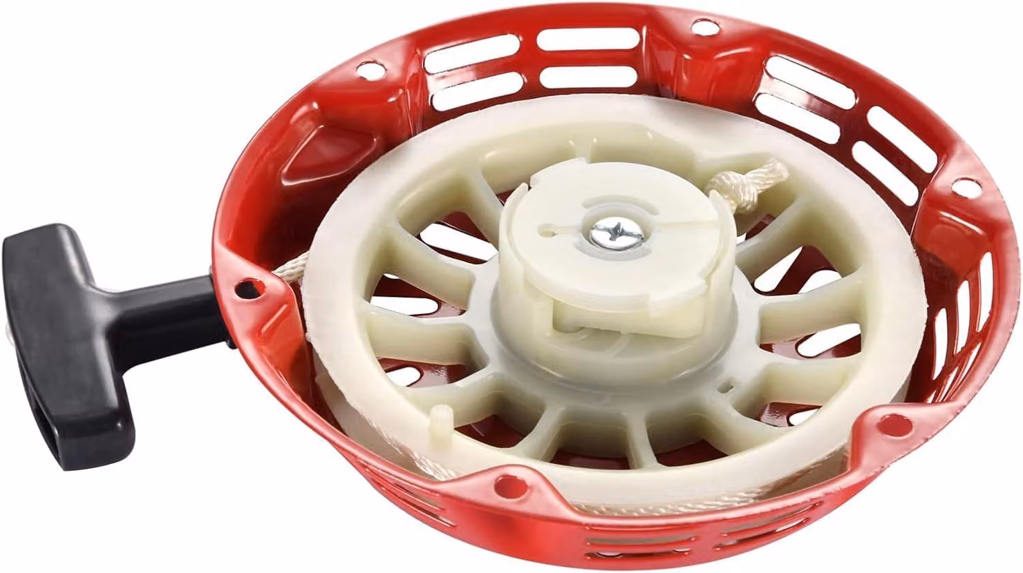Avviatore a fune di ricambio, in alluminio e plastica, diametro 160 mm, per motori