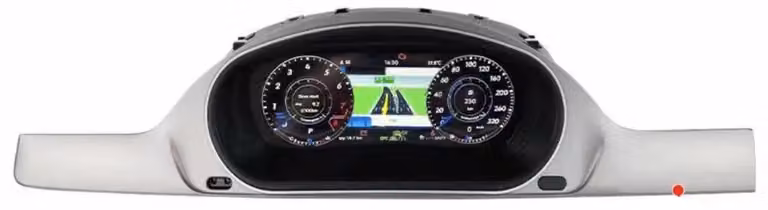 Cruscotto digitale - Pannello strumenti LCD - Display del cruscotto dell'auto - Gruppo strumenti - Schermo HD da 12,3 pollici