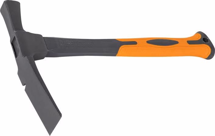 Bradas DIY-HF4060 Martello da muratore Bradas, 600 g, antracite/arancio, lunghezza: 335 mm