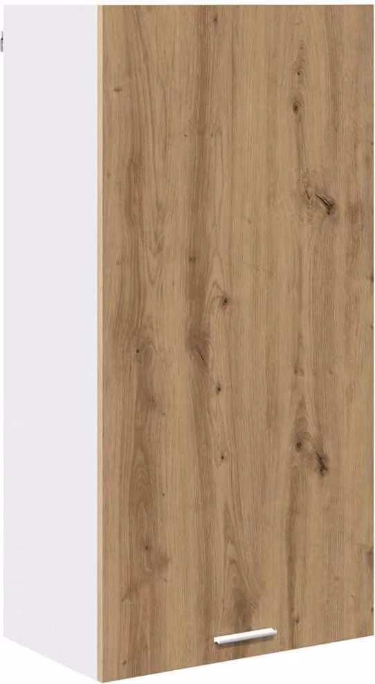 Armadio pensile Rovere Artigiano e Bianco 50 x 31 x 100 cm