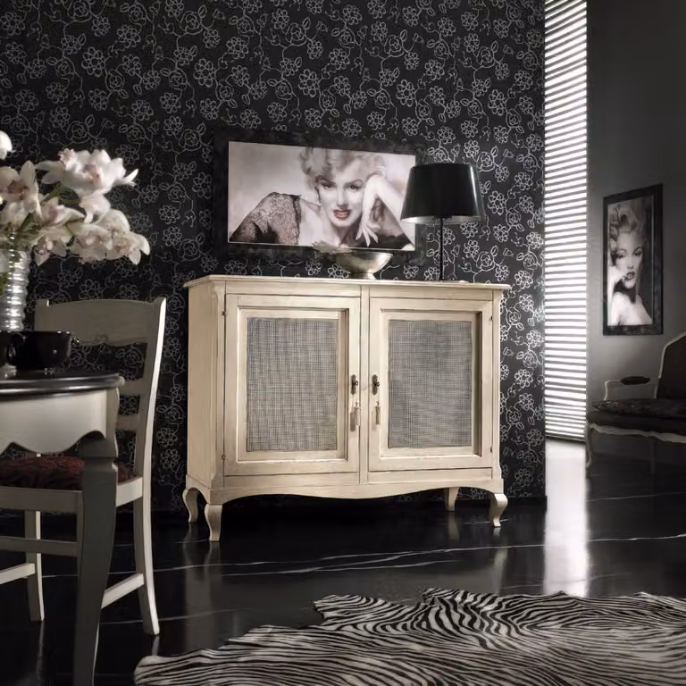 Kommode Schubladen Holz Sideboard Schrank Schränke Massiv Kommode Wohnzimmer