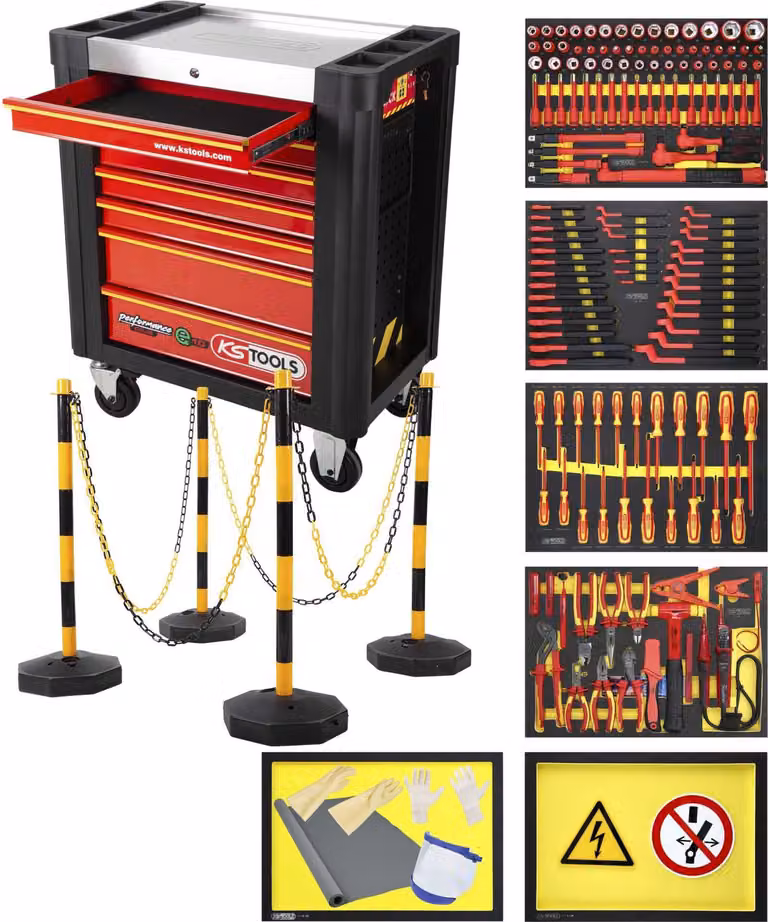 KS Tools PERFORMANCEplus carrello da officina e10