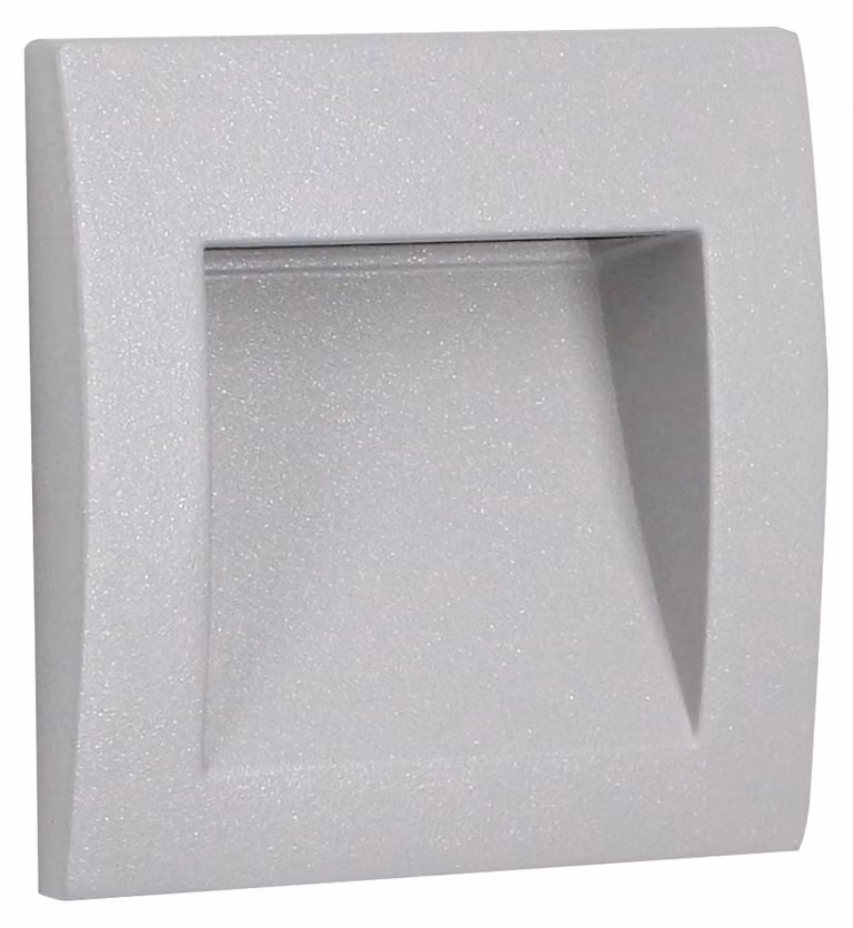 Apparecchio di illuminazione esterna a LED C4 Face - 3,3 W, luce bianca neutra, 142 lm, grado di protezione IP65, colore grigio