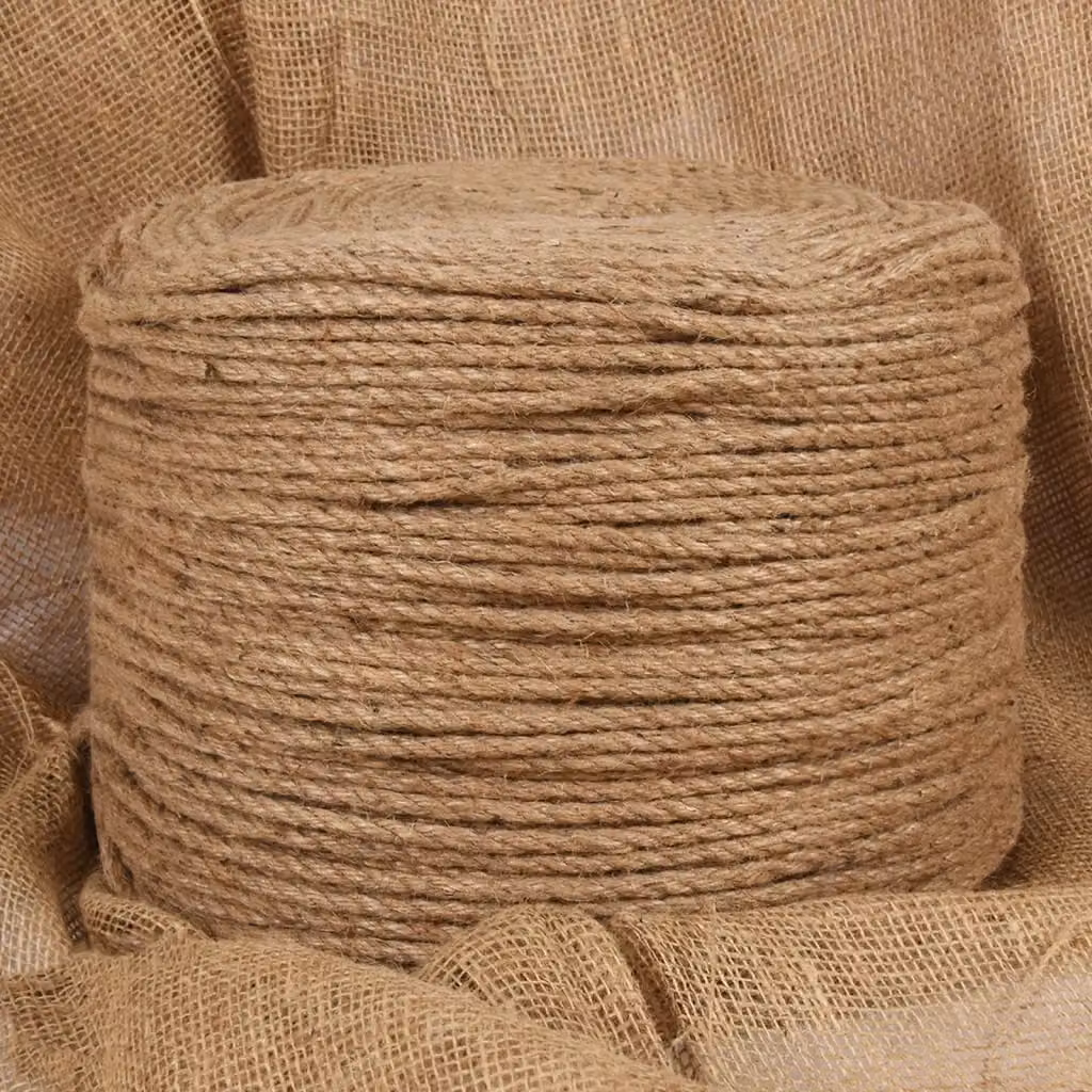 Corda in juta vidaXL marrone lunga 50 m e spessa 4 mm