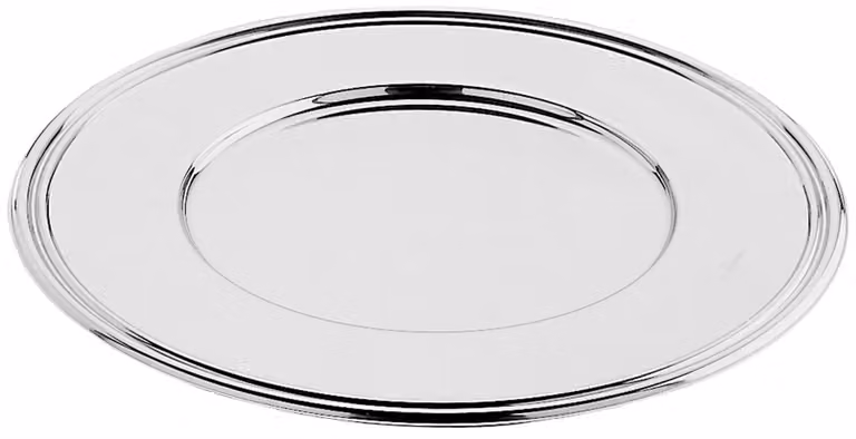 Sottopiatto Bernini in acciaio inox di Pintinox diam. 31