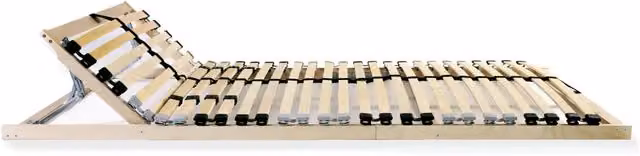Set di 2 reti a doghe vidaXL in legno di faggio e betulla con 7 zone di supporto e 28 doghe, L/P: 90 x 200 cm, colore marrone