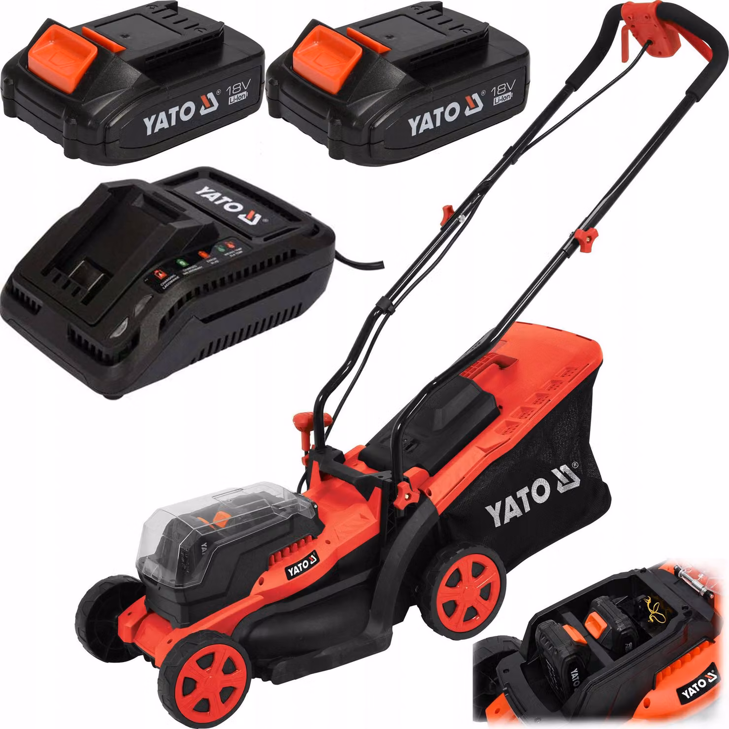 Batteria tosaerba 36V (2x batteria 2ah+caricatore)