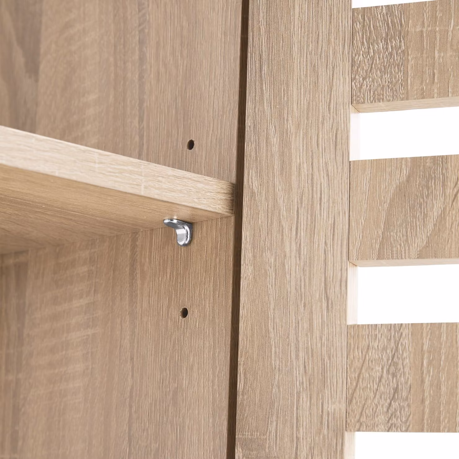 Armadietto Industriale TecTake GmbH in Legno Rovere Sonoma, L 38,5 cm x P 31,5 cm x H 81 cm – 1