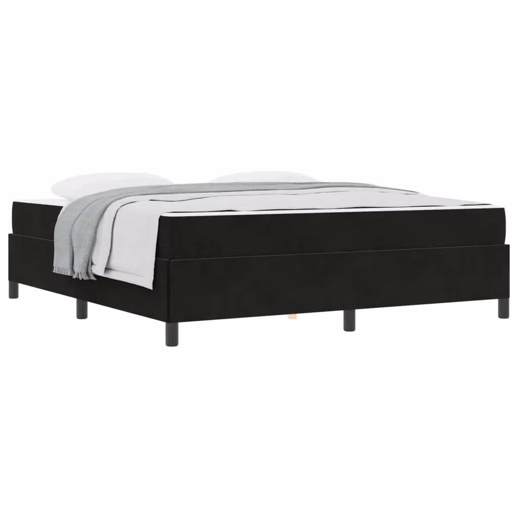 Struttura letto imbottita vidaXL in tessuto nero L: 180 cm, P: 200 cm, H: 280 cm – 2