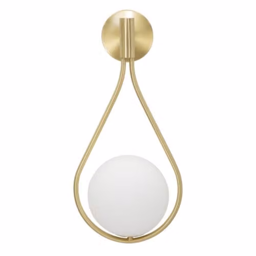 Plafoniere LAMPADA DA MURO GLAMY DROP CM 24x20x52 Mauro Ferretti