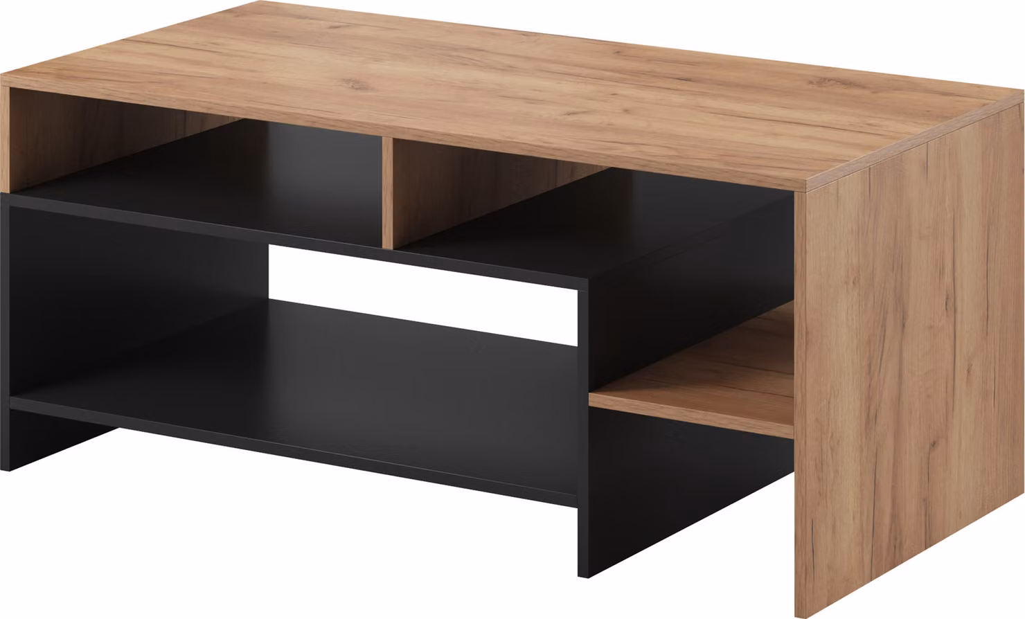 Masseno Tavolino ALBINA 120 cm Tavolino da caffè per soggiorno Tavolino da divano Tavolino da salotto Arancione