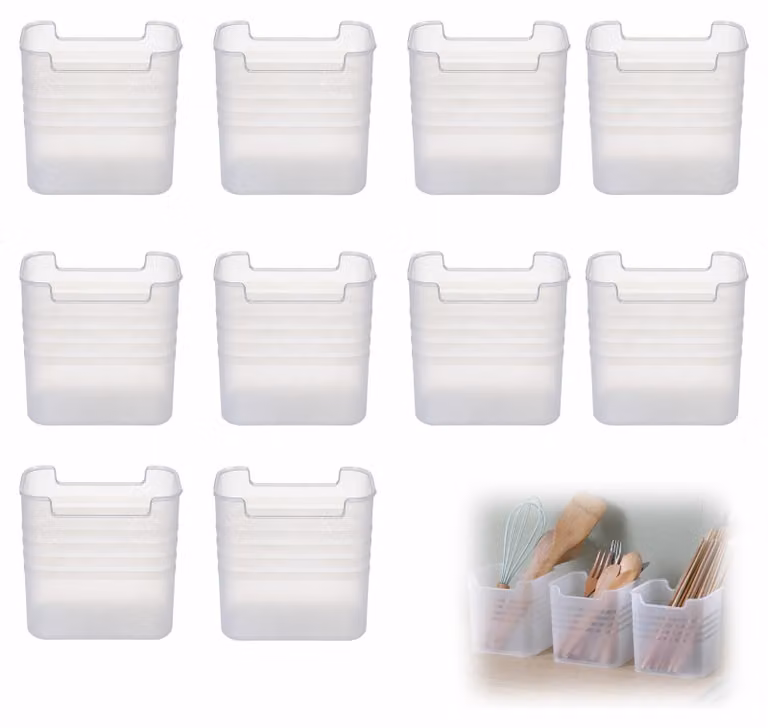 Set di organizer per frigorifero - 10 contenitori per la porta del frigorifero - Yilceemy01711