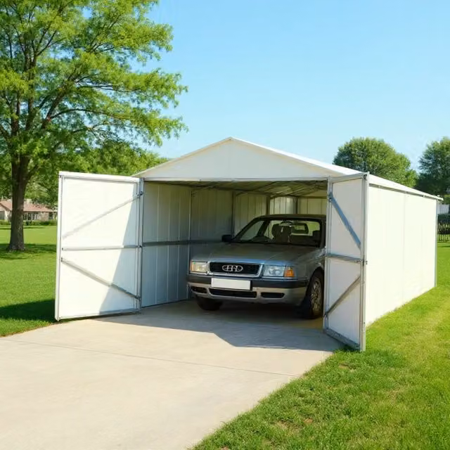 Extension de Garage métal - GA6'