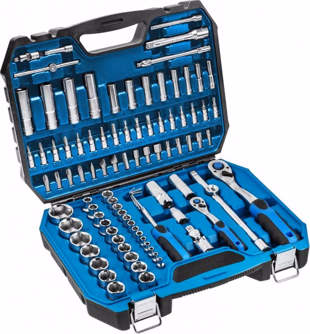 Set di utensili Högert, valigetta a 2 colori, 95 pezzi.