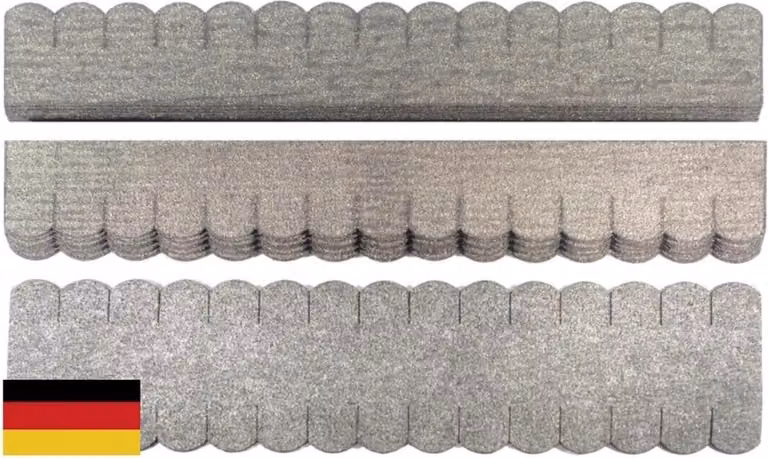 Coperture per tetto "Biberschwanz" (33 mm), colore grigio