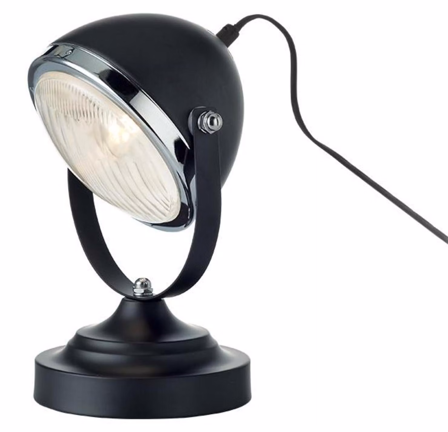Lampada da tavolo vintage ACA, modello ML306131TBK