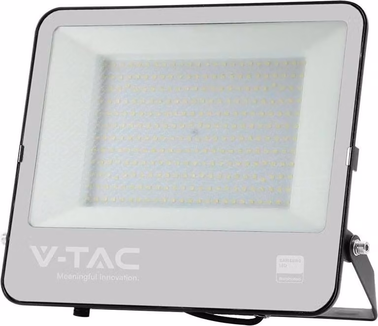 LED-Scheinwerfer - Schwarz - 135lm/w - Samsung - IP65 - 100 Watt - 11480 Lumen - 6500K - 5 Jahre