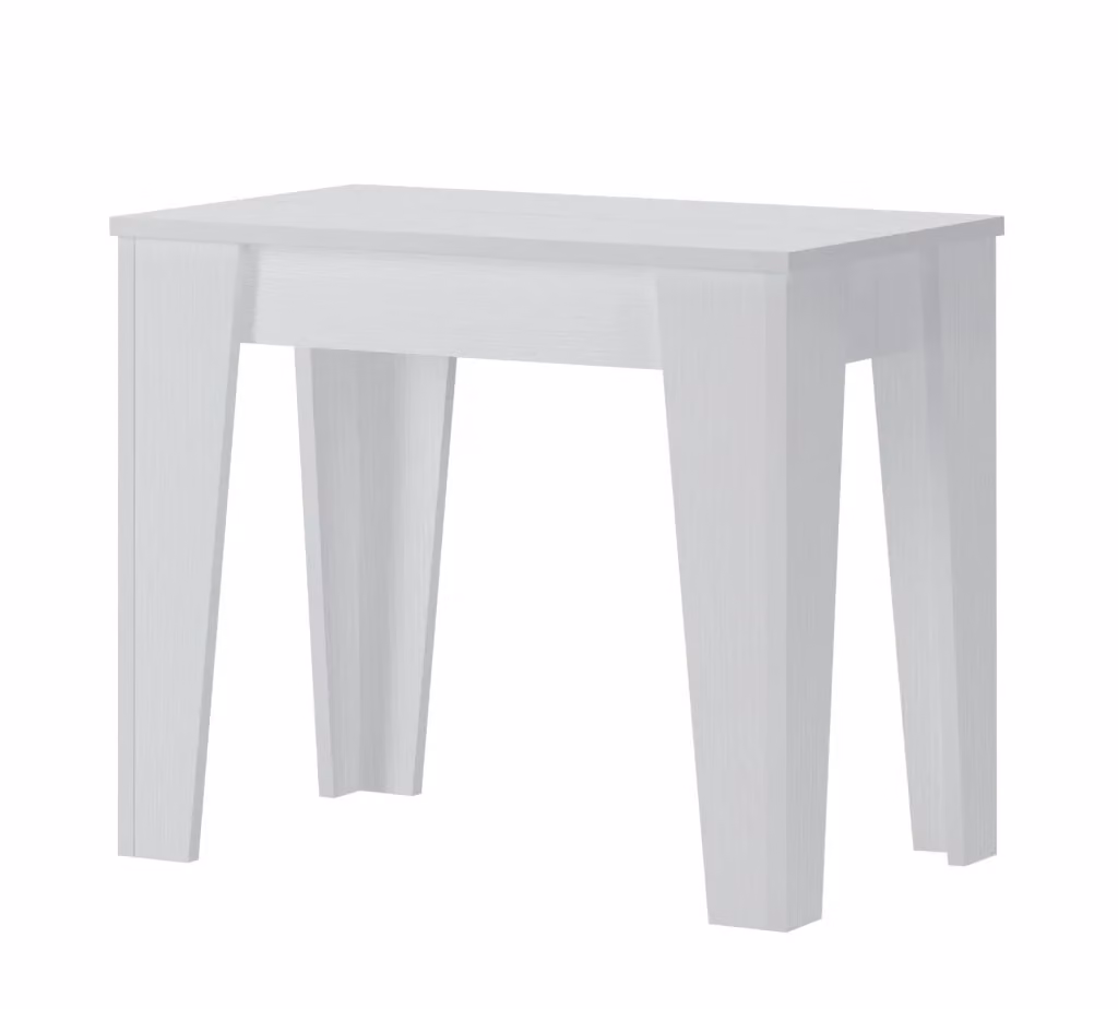 Consolle allungabile DMORA per 12 posti, design moderno rettangolare, colore bianco, L: 305.6 cm, P: 90 cm, H: 75.2 cm – 2