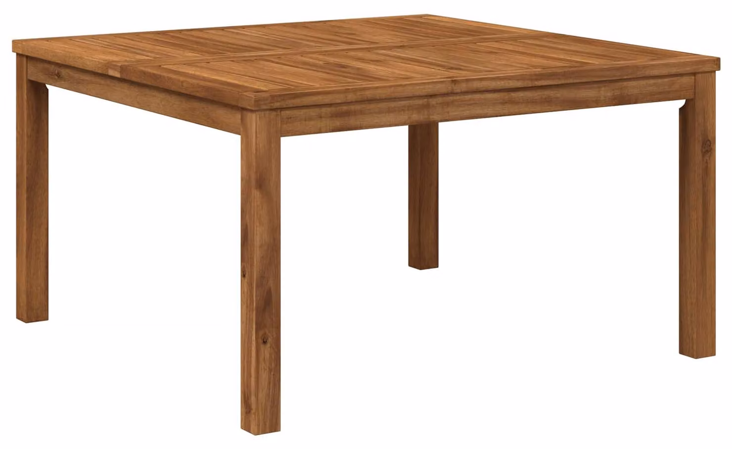 Tavolino da caffè in legno massello di acacia, dimensioni 80 x 80,5 x 45 cm