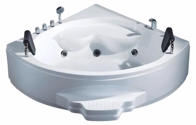 Luxuswanne Badewanne Wellnesswanne Hydromassagewanne Massagewanne 150x150 cm