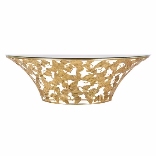 Consolle sospesa FOGLIE cm 120X40,5X37,2 Mauro Ferretti
