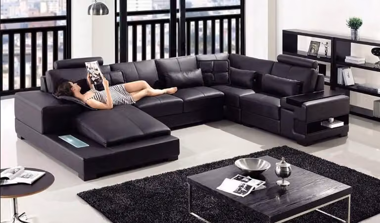 Sofa Wohnlandschaft U-Form Ecksofa Couch Garnitur Polster Ecksofa jvmoebel®