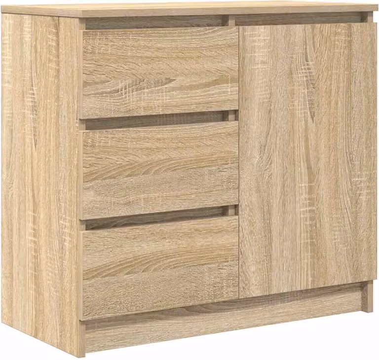 Credenza con Cassetto Rovere Sonoma 71x35x65 cm in Truciolato