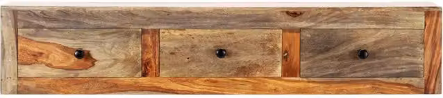 Tavolo Consolle da Parete Moderno vidaXL in Legno di Acacia Marrone L 100 cm, P 25 cm, H 20 cm