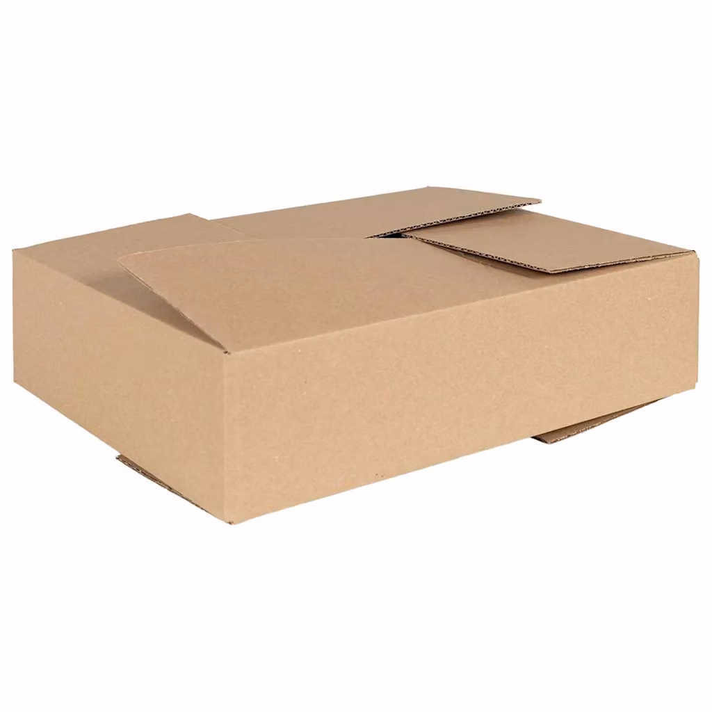 Set di 50 scatole pieghevoli vidaXL in cartone ondulato color beige, L 40 cm x P 30 cm x H 10 cm
