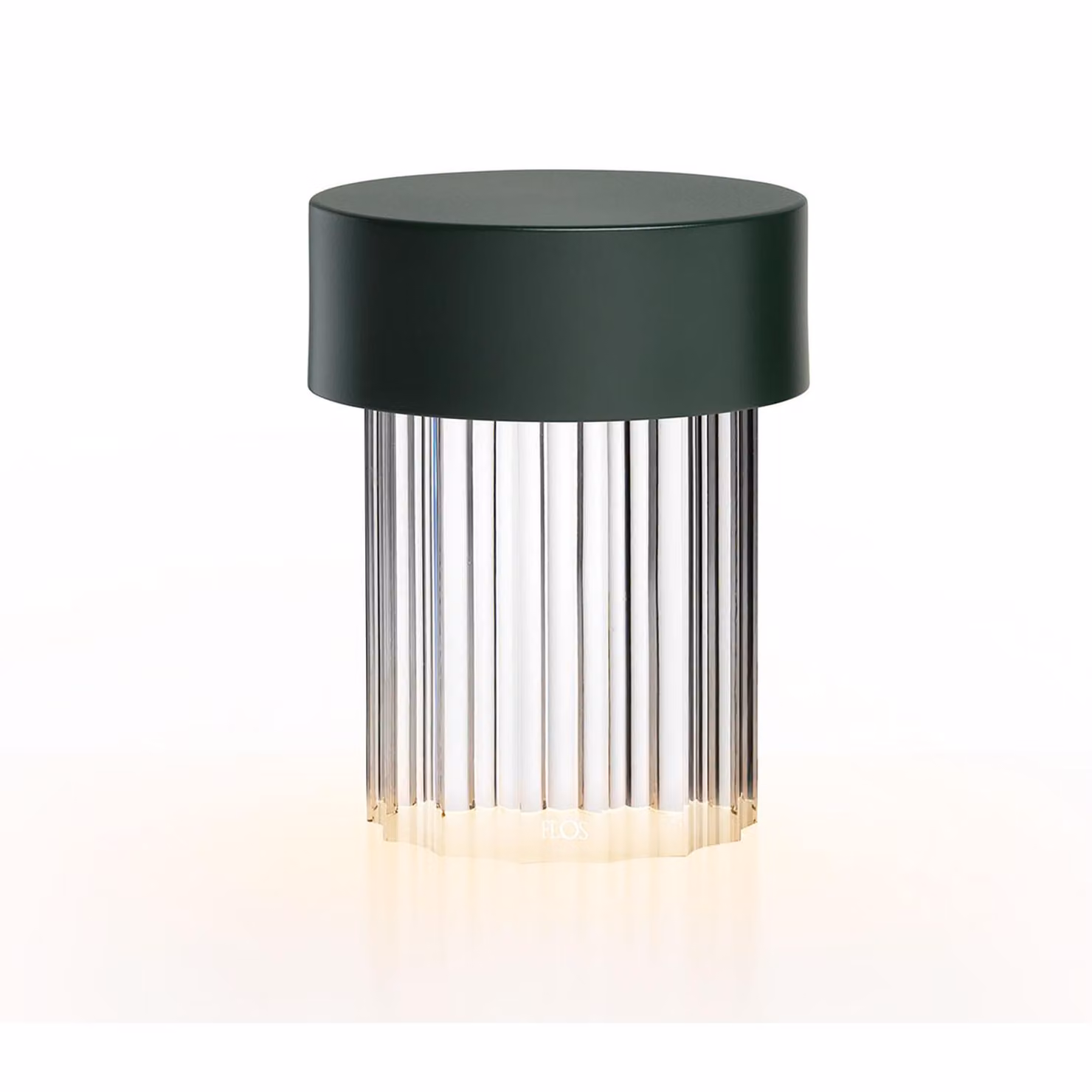 Flos - Last Order Fluted - Lampada da tavolo - Verde Opaco