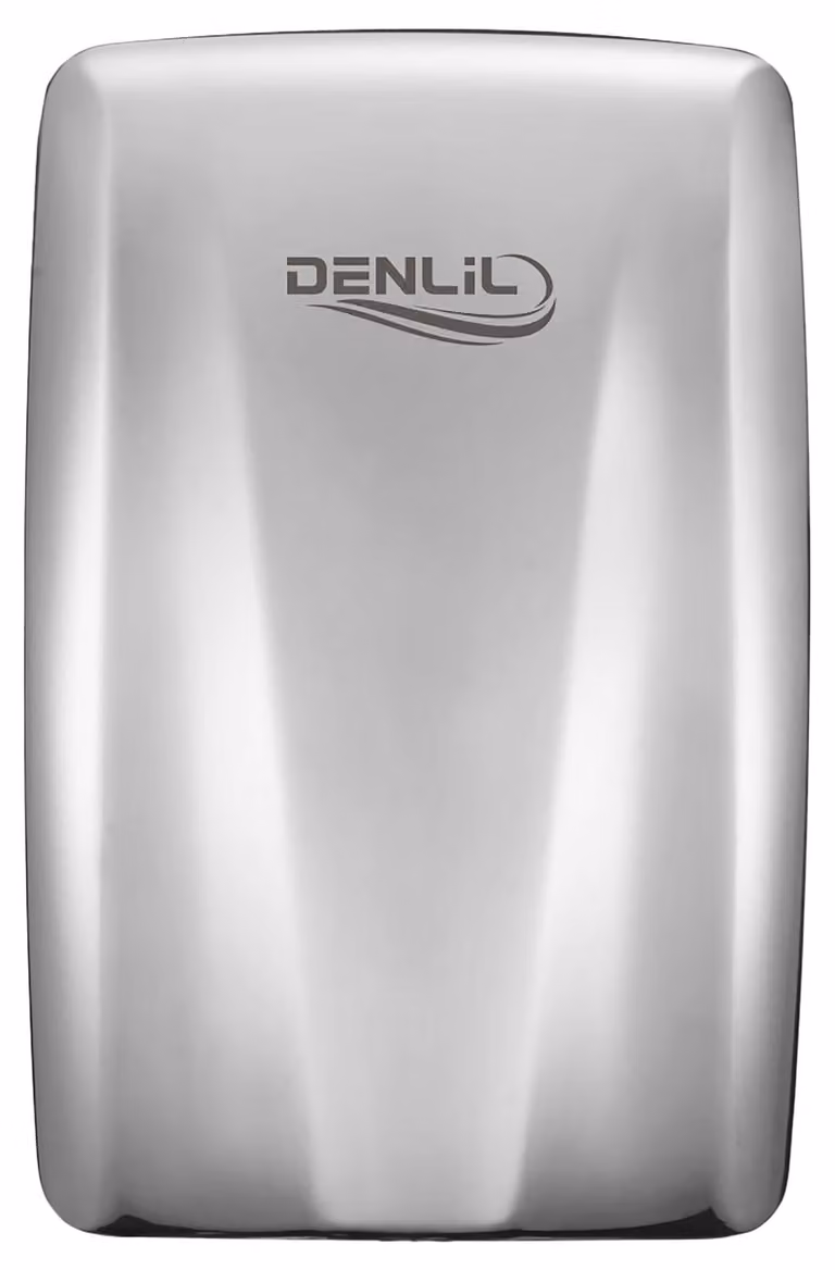 Asciugamani elettrico asciugatore per mani - Compatto - Acciaio inox - Filtro HEPA