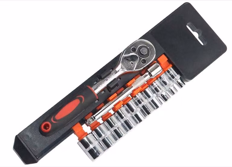 Set di chiavi dinamometriche da 1/4 di pollice – 5–25 Nm – Attrezzi per biciclette, 12 pezzi