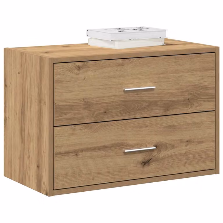 Armadio con 2 Cassetti vidaXL in Rovere Artigianale Marrone, L 60 cm x P 31 cm x H 40 cm