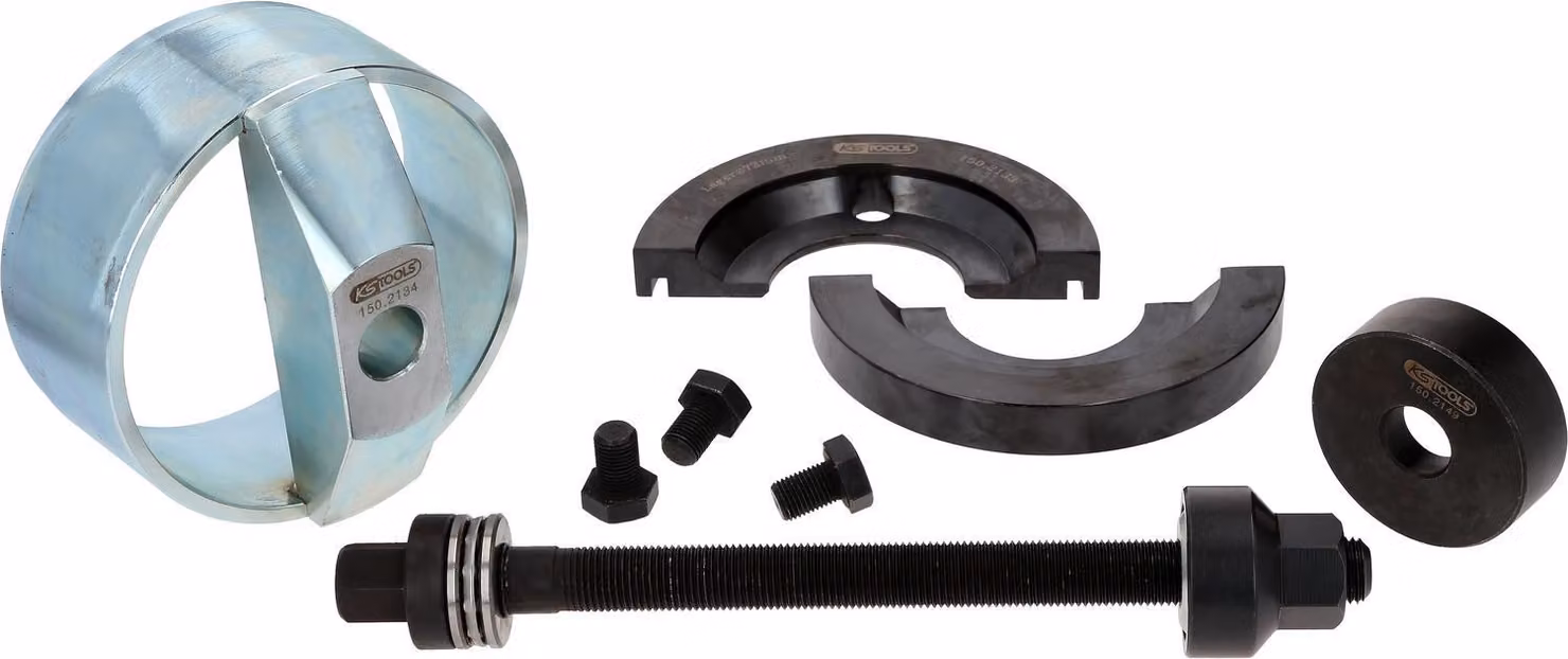 KS TOOLS Set di utensili per mozzi ruota compatti 9 pezzi - 150.2145