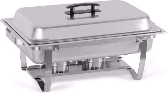 Chafing Dish riscaldatore alimentare, acciaio inossidabile